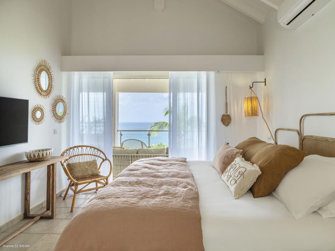 21 Villa à louer piscine vue mer Grand Case Saint Martin_chambre 1